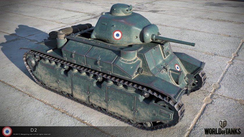 Танк Рено д2