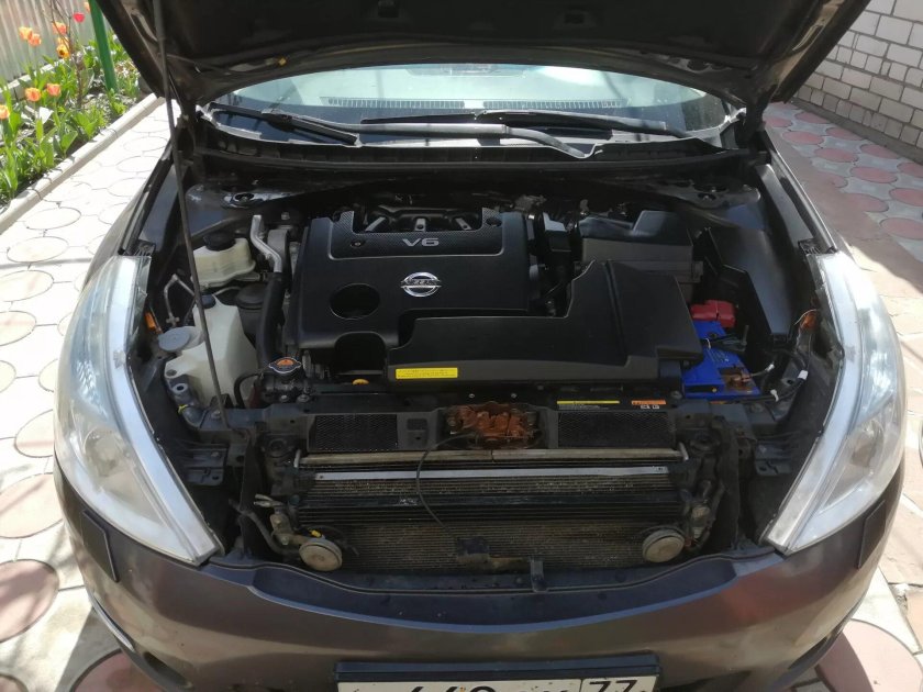 Nissan Teana j32 2.5 подкапотное