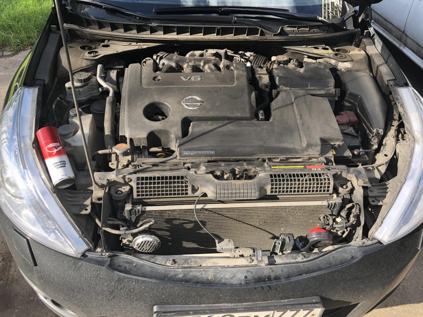 Teana j32 под капотом