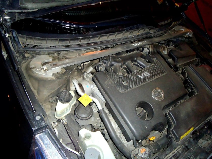 Teana j32 под капотом