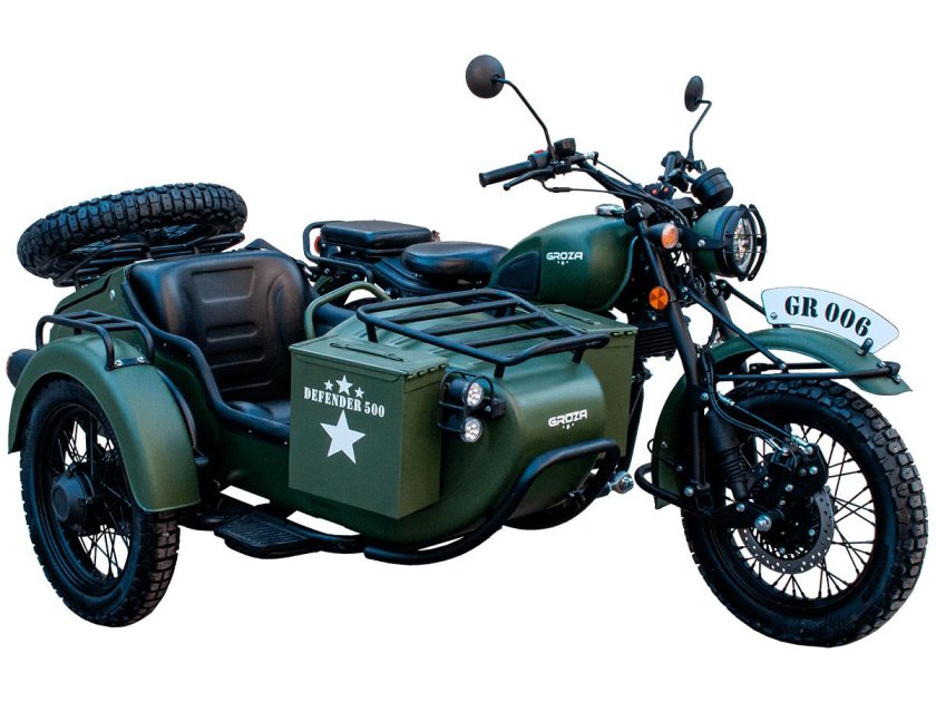 Groza Defender 500 мотоцикл с коляской