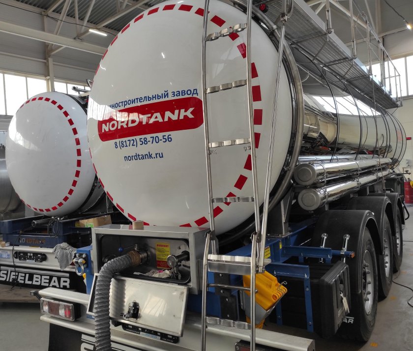 Полуприцеп пищевая цистерна Нордтанк