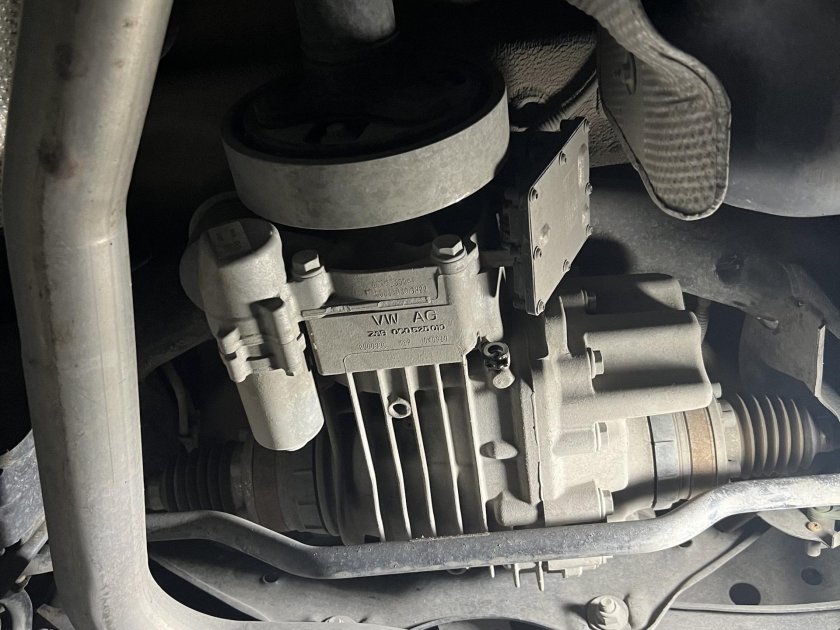 Замена обгонная муфта Тигуан 2