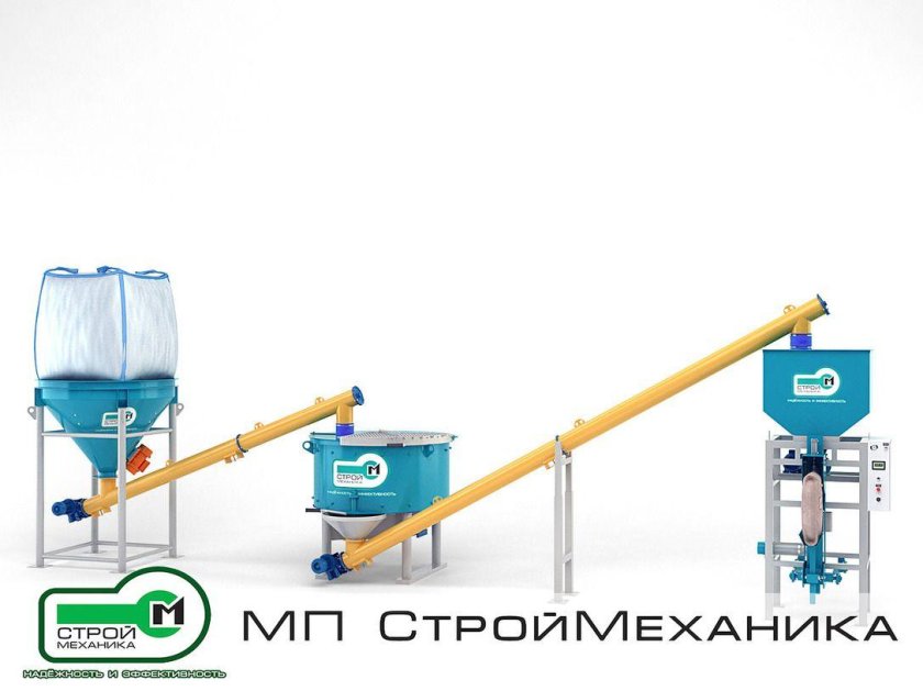 Мини завод по производству сухих строительных смесей