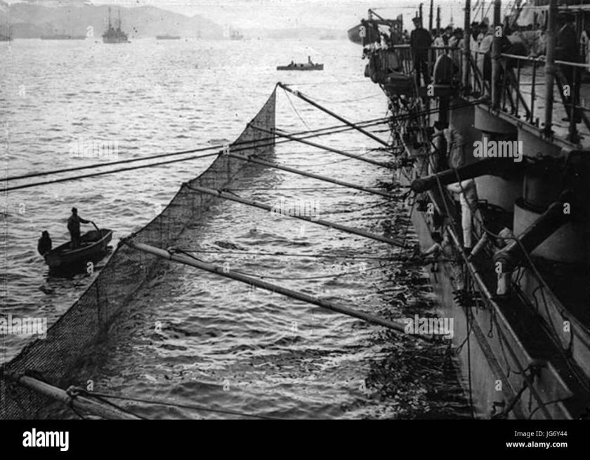 Противоторпедные сети на кораблях