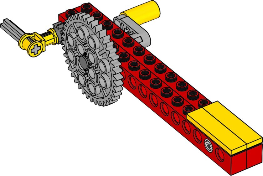 Повышающая зубчатая передача LEGO WEDO