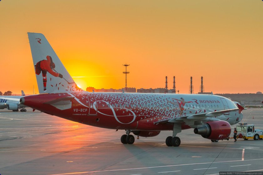 Самолеты авиакомпании Россия