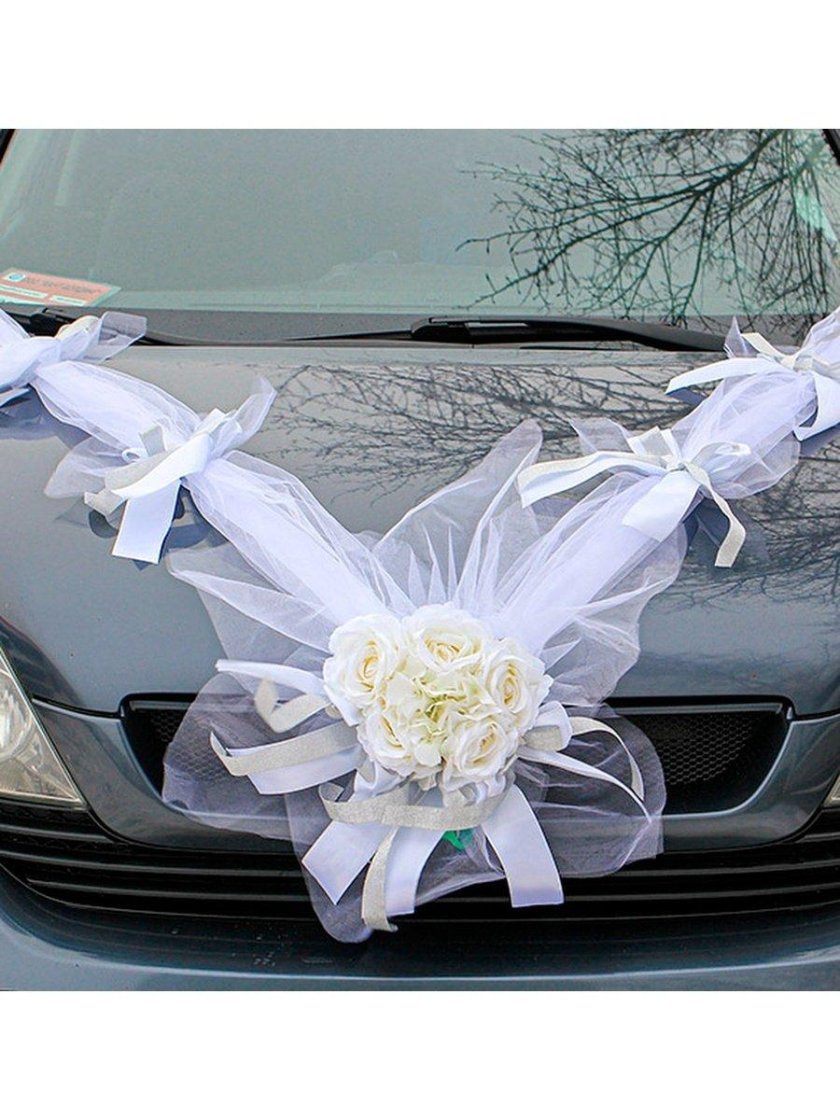 Свадебные ленты на машину