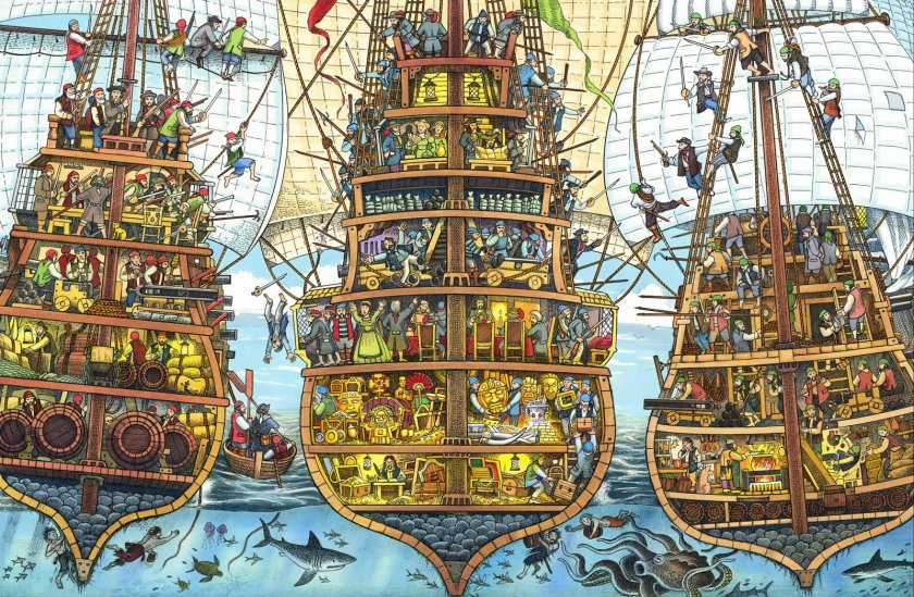 Испанский Галеон 17 века