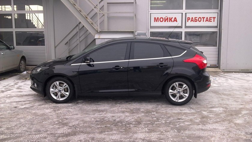 Форд фокус 3 черный тонированный
