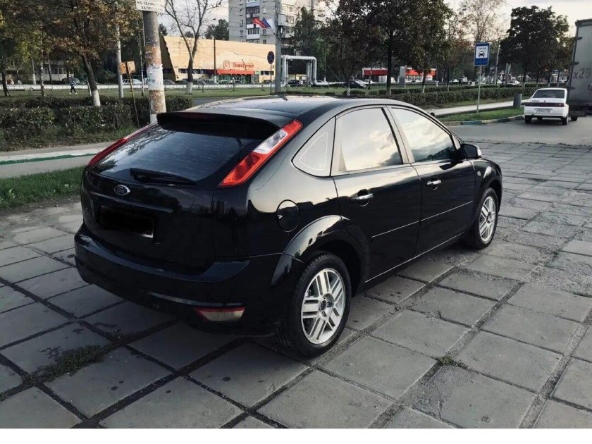 Форд фокус 2 черный 2007