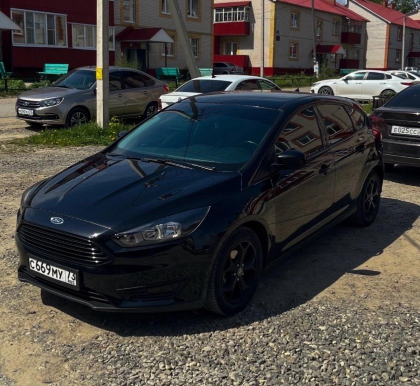 Форд фокус 3 черный тонированный