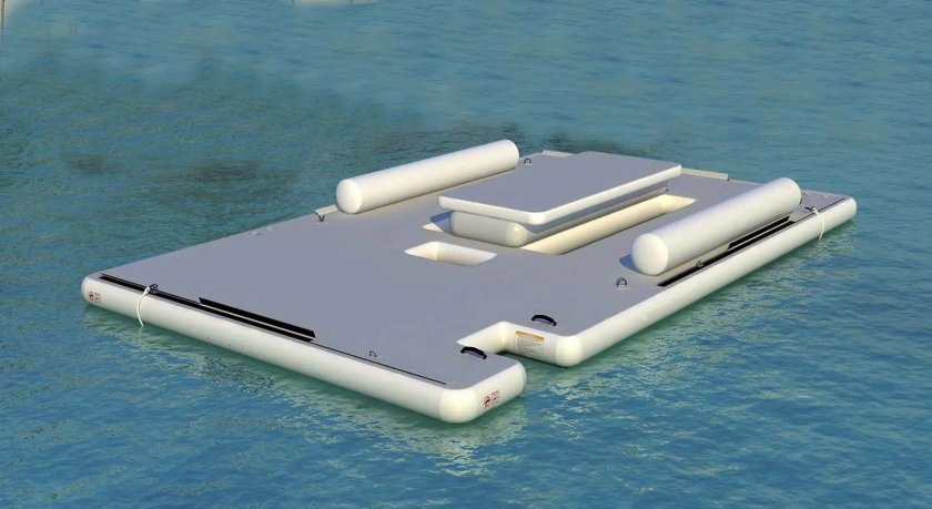 Надувная платформа для отдыха на воде