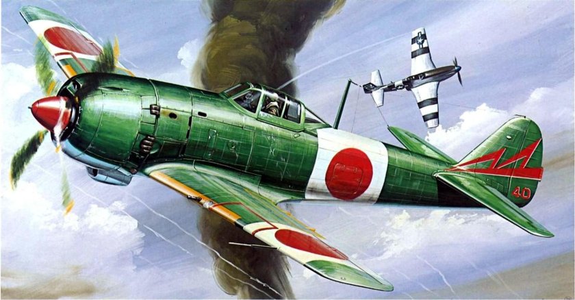 Самолет Nakajima ki84 Hayate