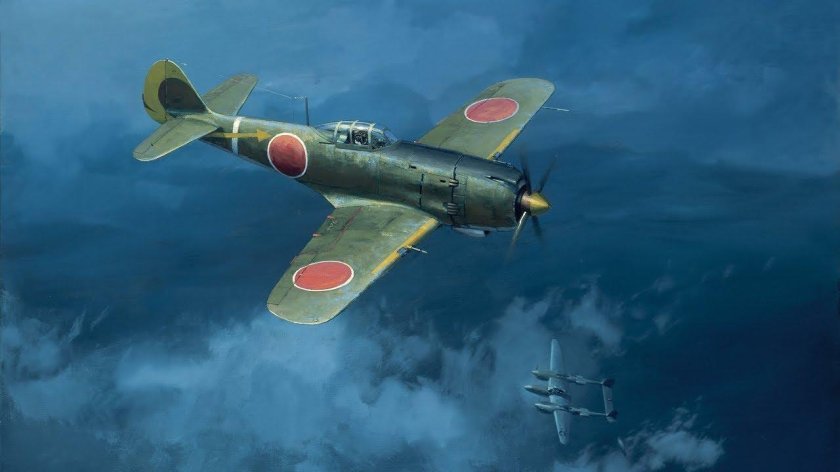 Самолет Nakajima ki84 Hayate