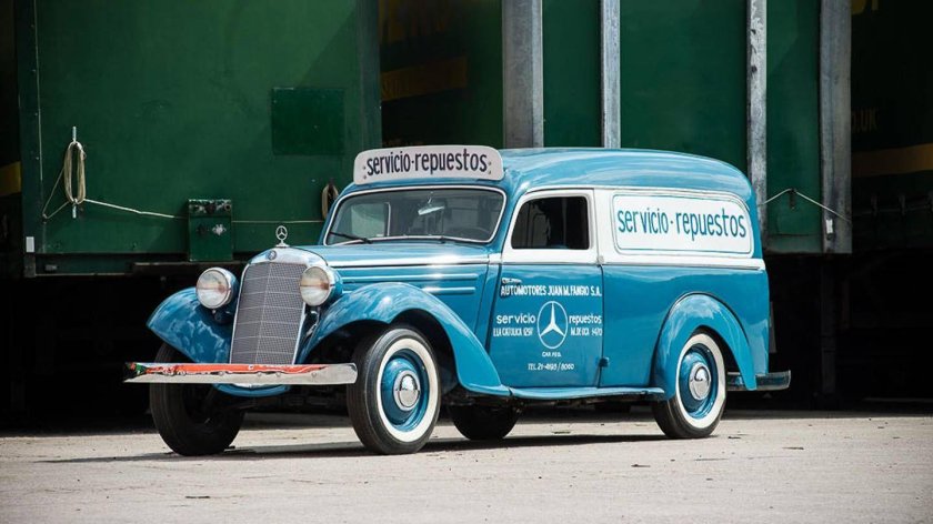 Мерседес 170v коммерческий фургон