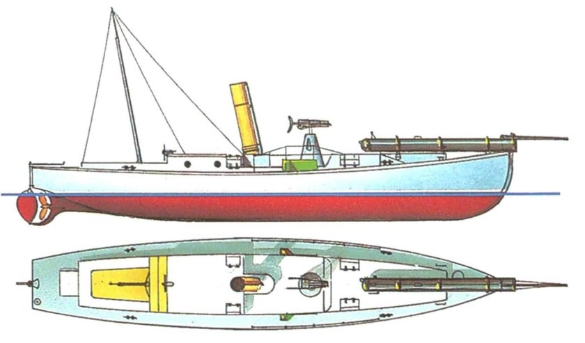 56 Футовый минный катер торпедный