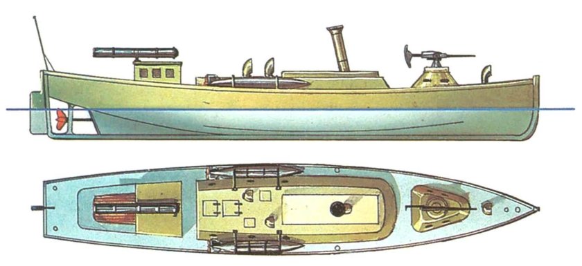 56 Футовый минный катер торпедный
