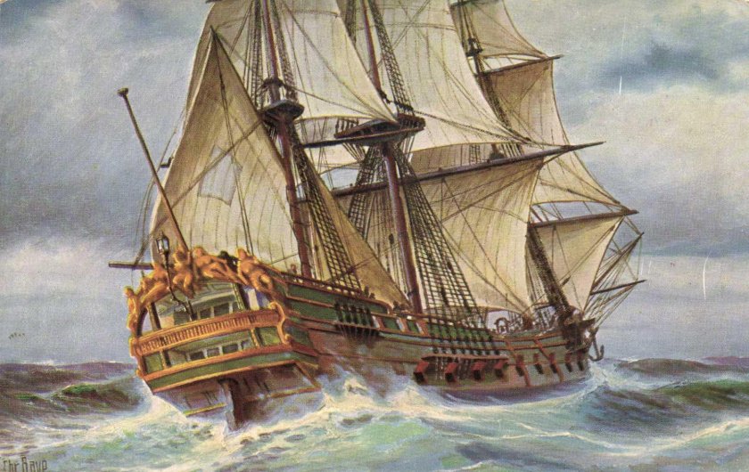 Корабль Шведов Фрегат Элефант