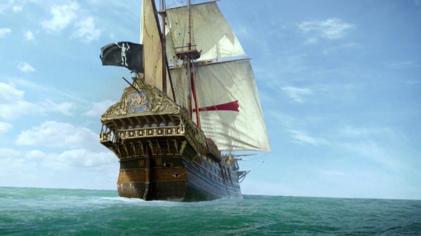 Испанский Галеон черные паруса