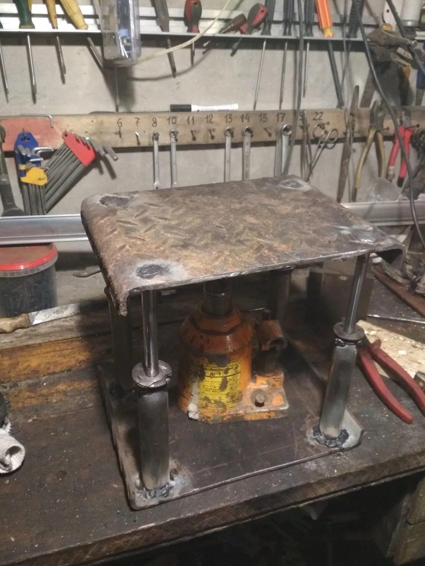 Самодельный мотоподъемник