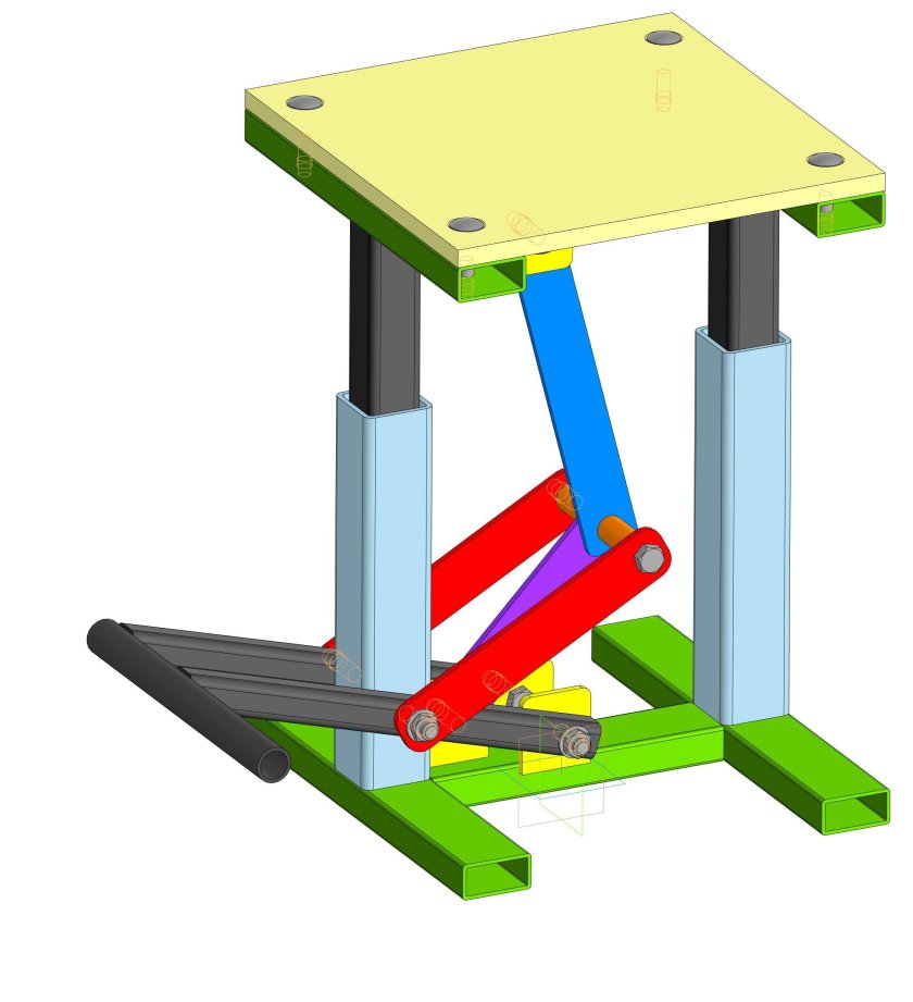 Мотоподъемник кросс эндуро чертеж