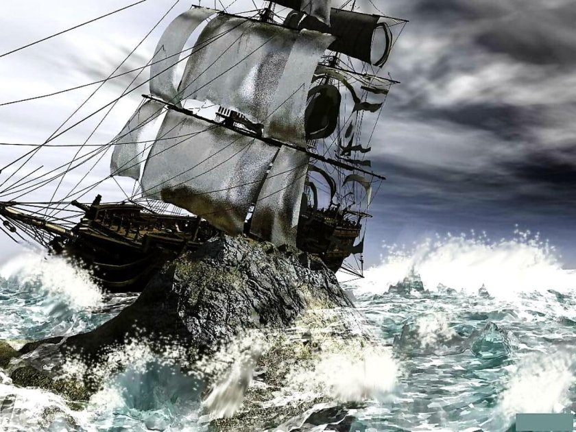 Корабль "Летучий голландец"