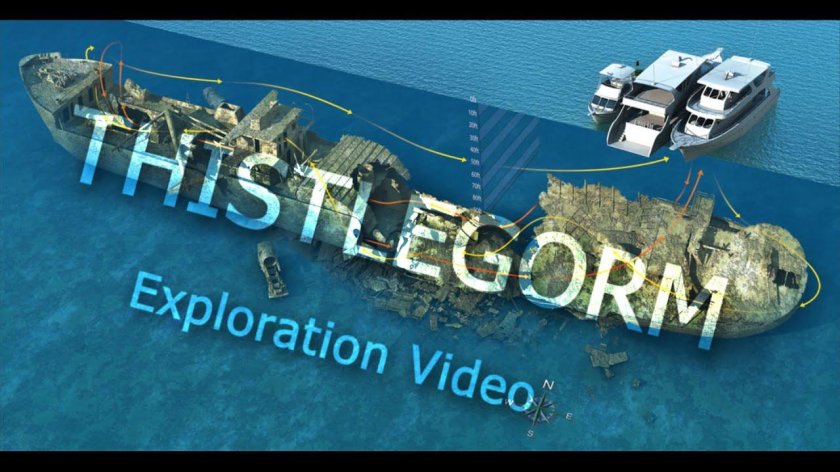 Затонувший корабль в Египте Тистлегорм