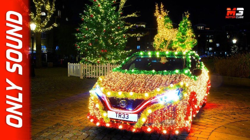 Новогоднее украшение авто