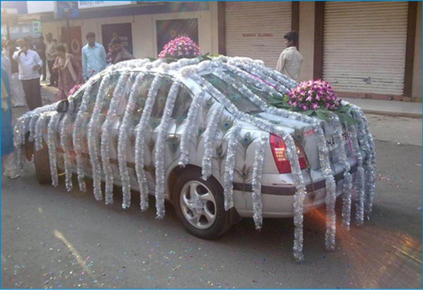 Украсить машину