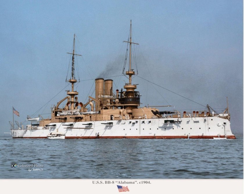 Броненосец USS Alabama