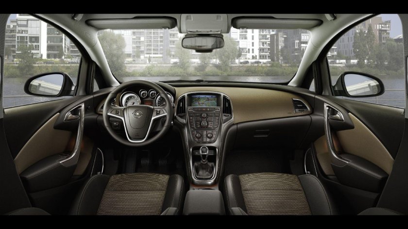 Opel Astra j 2014 салон