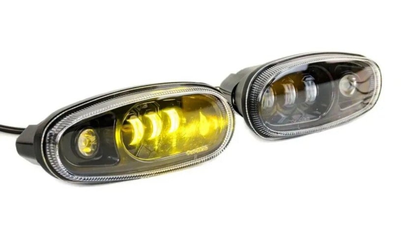 ПТФ на Ланос с линзами