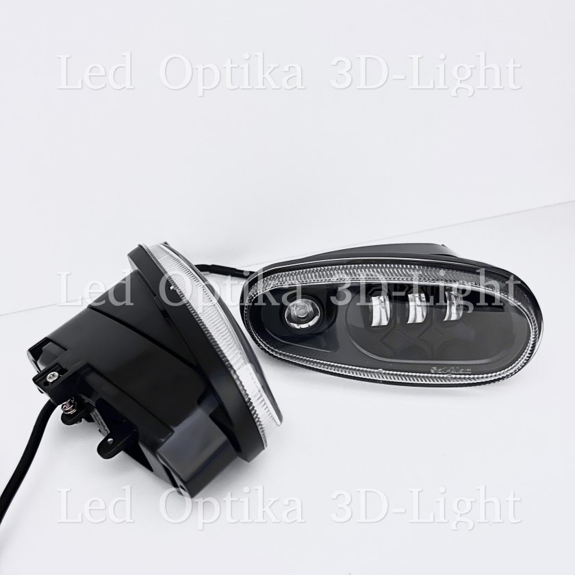 Светодиодные противотуманные фары на Шевроле Ланос