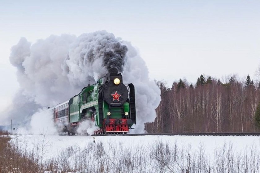 Ретро паровоз Ярославль Рыбинск