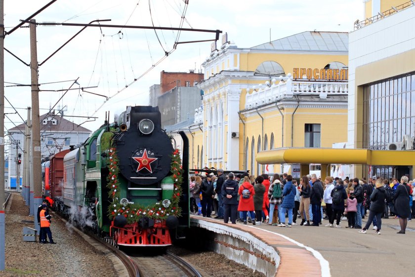 Поезд Победы Ярославль