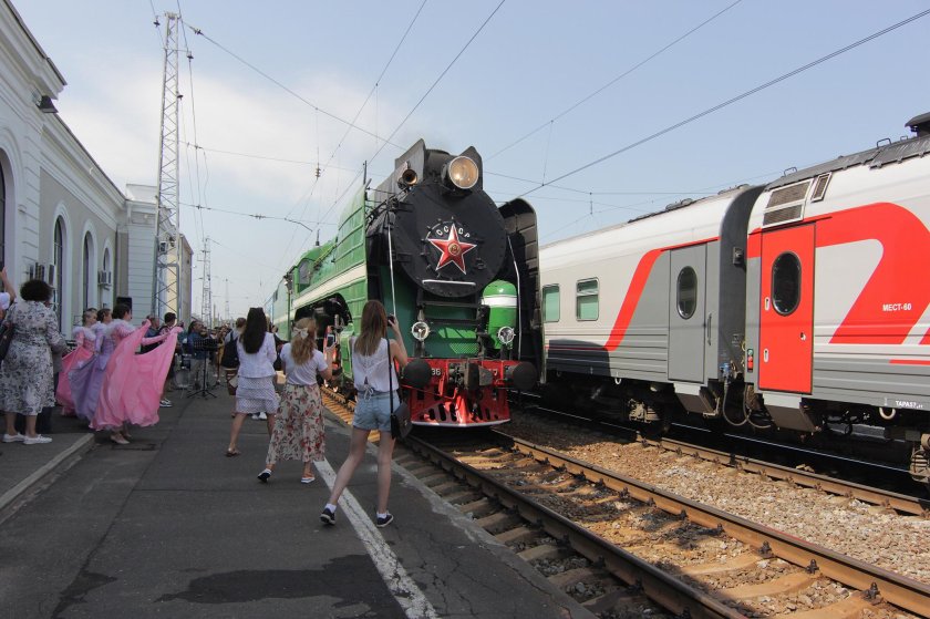 Ретро поезд Ярославль Рыбинск