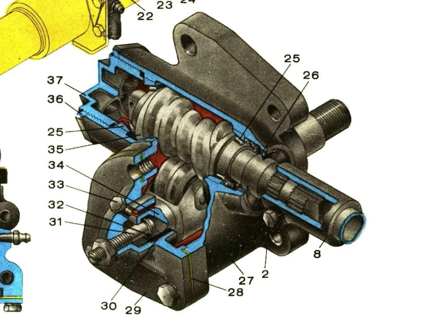 Редуктор рулевого механизма Нива Шевроле