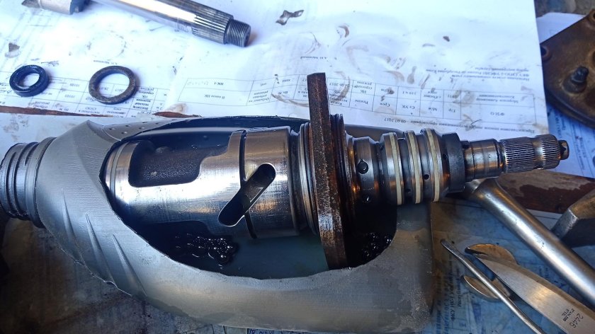 Сальник рулевого редуктора Нива Шевроле