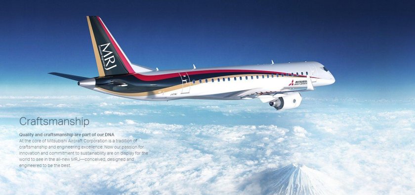 Самолет Мицубиси пассажирский