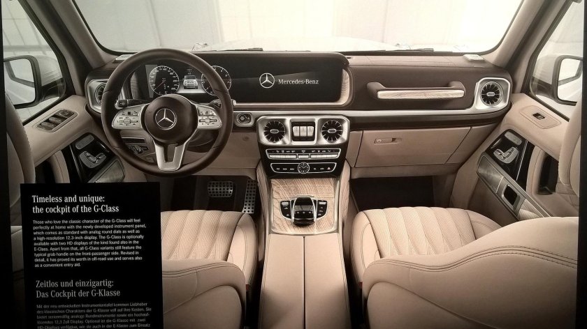 Мерседес-Бенц Гелендваген 2018 салон