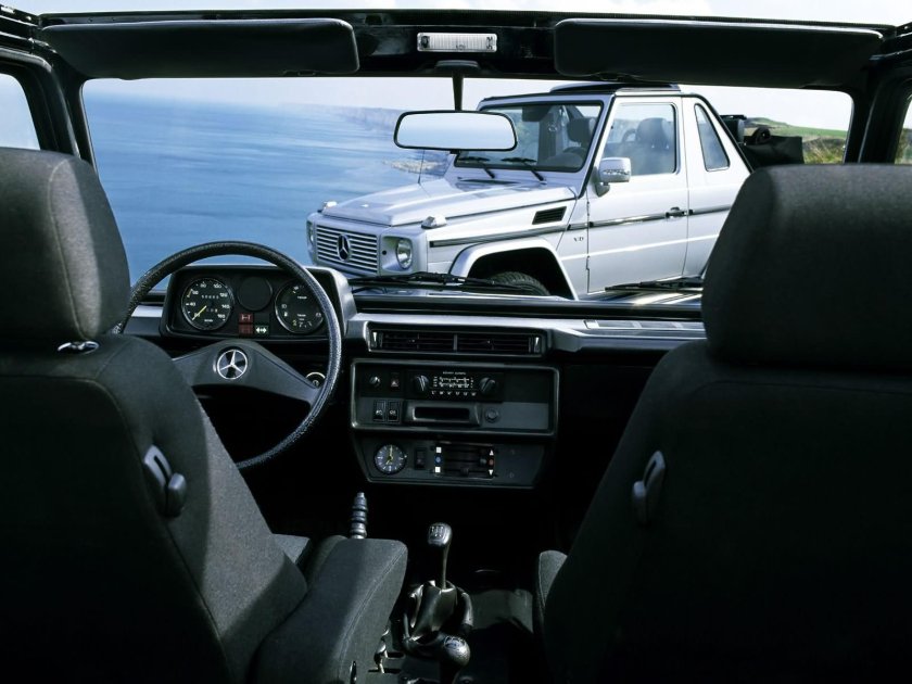 Mercedes Benz g class 1979 салон