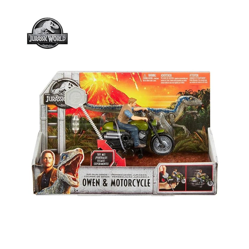 Мир Юрского периода мотоцикл Оуэна Грэйди