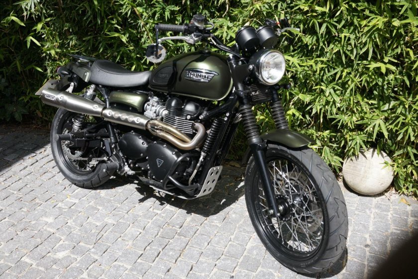 Triumph Jurassic Scrambler мотоцикл