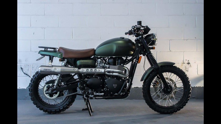 Мотоцикл Триумф скремблер
