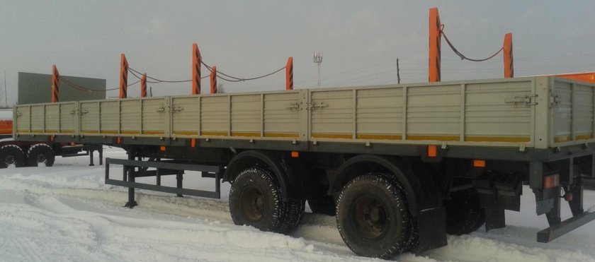 Полуприцеп бортовой МАЗ 938660