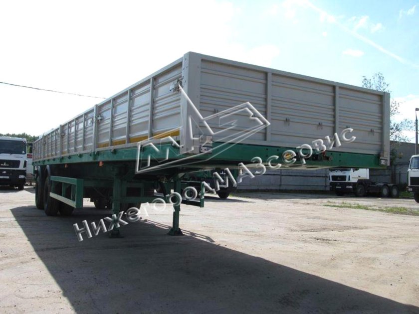 Полуприцеп борт МАЗ 938660-044 двухосный