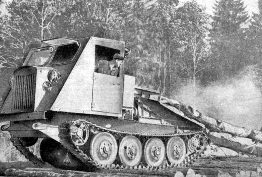 Трелёвочный трактор кт-12