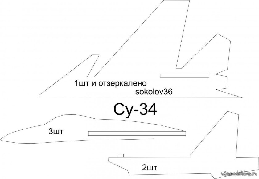 Чертежи самолётов из потолочки чертежи
