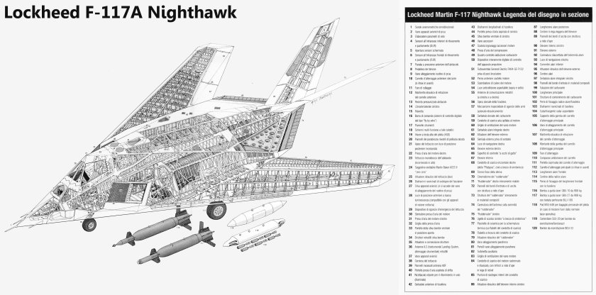 Lockheed f-117 Nighthawk чертежи